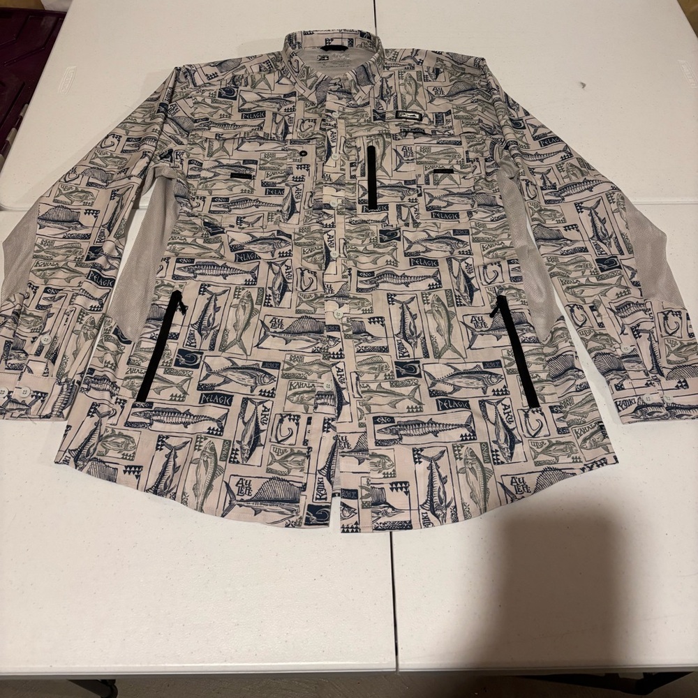 Pelagic Eclipse Guide Series Long Sleeve Vented Fishing Shirt Men’s Size XL